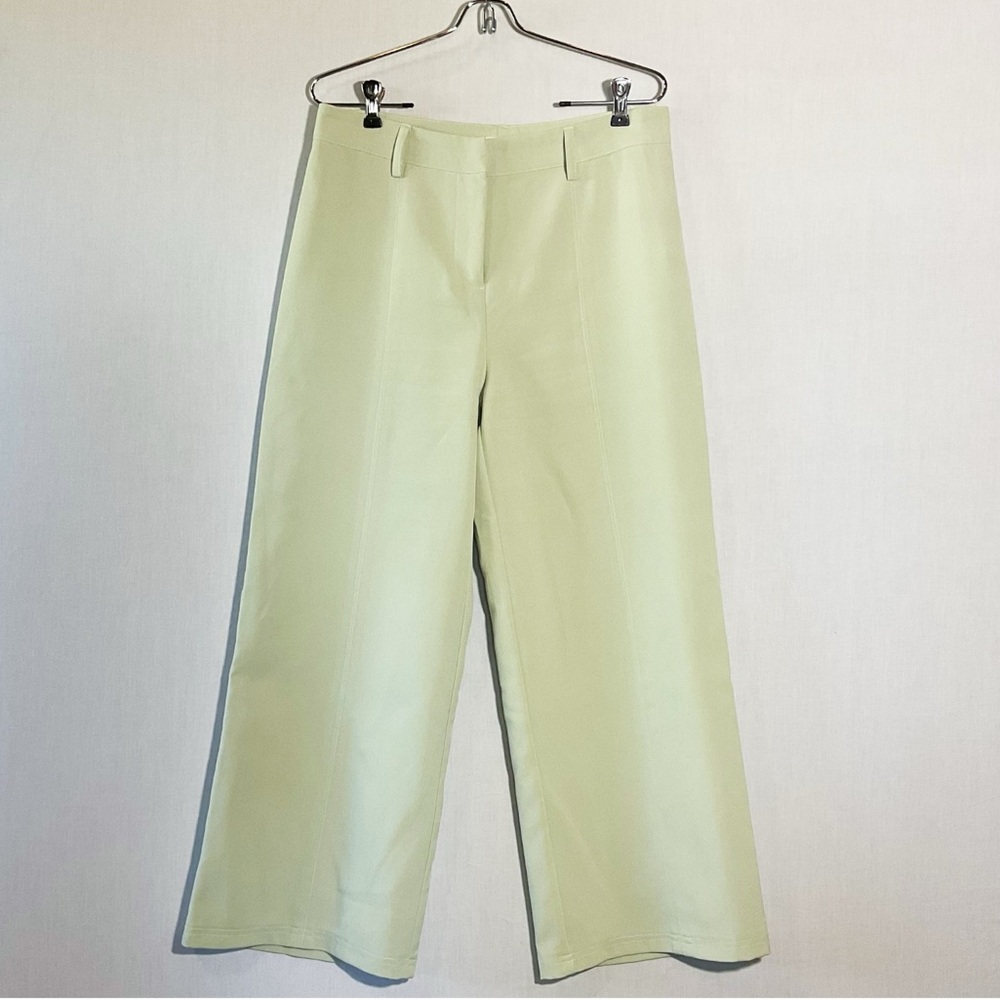 Avec Les Filles High Rise Wide Leg Trousers